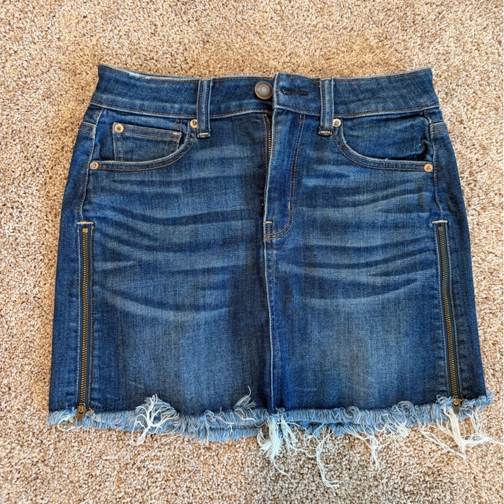 American Eagle Outfitters Blue Denim Skirt